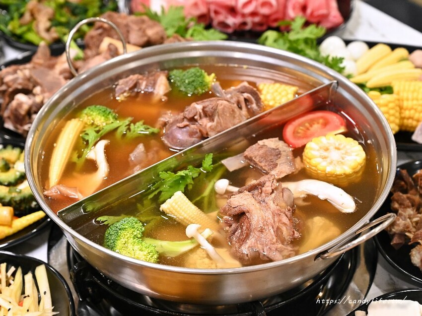 正老林羊肉爐吃到飽｜台中高評價羊肉爐吃到飽再一間，羊肉塊、羊腳筋、羊肋排、羊大骨任你吃到飽～ - 糖糖's 享食生活