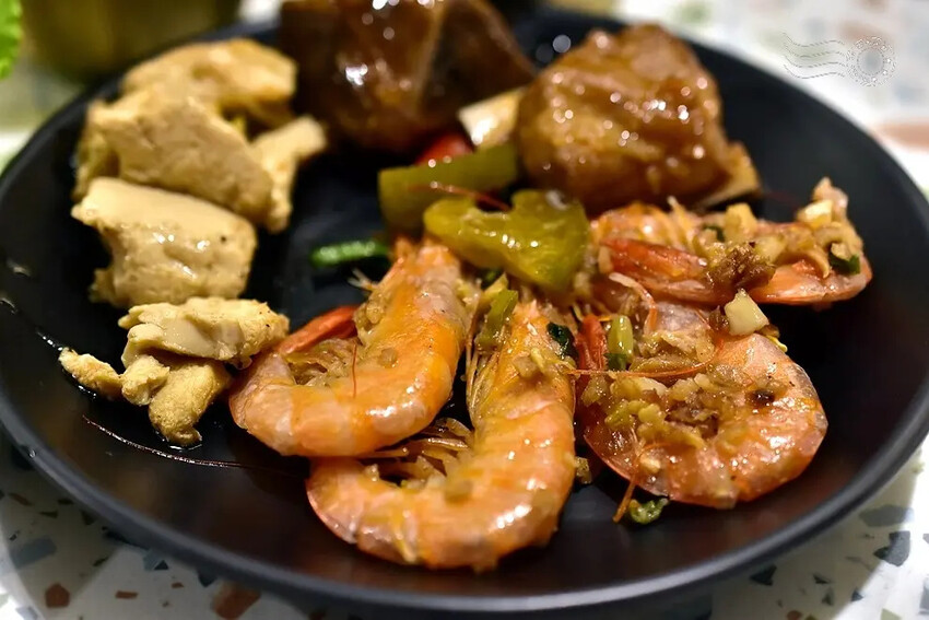 夯尼夯牛排中壢店:椒鹽蝦