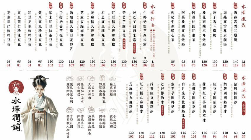 水澤潤舖|台中新開幕創意手搖飲,將現代茶飲文化結合東方養生甜品,生意超級好 - 糖糖's 享食生活