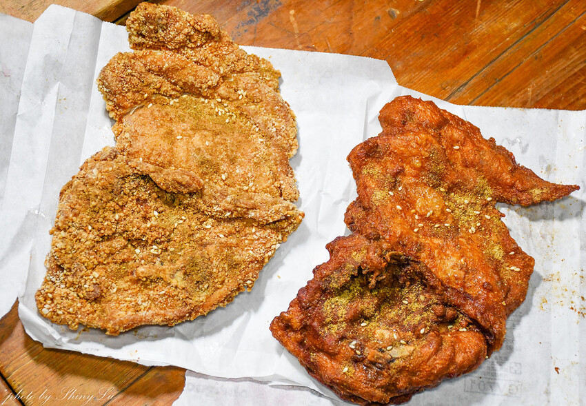 嚴選大豆油加雞油及豬油煉製成, 無裏粉雞排超好吃