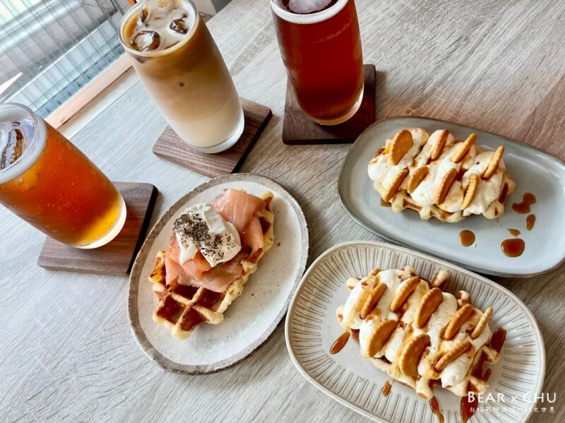 林口下午茶必訪！林口OUTLET旁 度日鬆餅 比利時鬆餅，海鹽焦糖鬆餅必點。