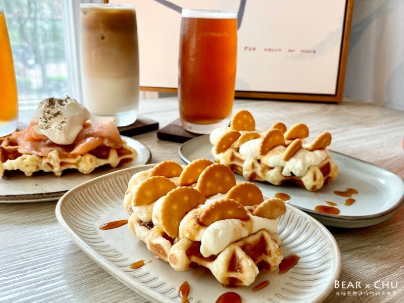 林口下午茶必訪！林口OUTLET旁 度日鬆餅 比利時鬆餅，海鹽焦糖鬆餅必點。