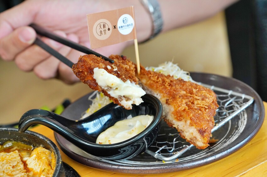 南投縣草屯鎮天利食堂首次攜手嘉義排隊名店「林聰明沙鍋魚頭」,還有超酷的林聰明魚薯條,限定期間才能吃得到!