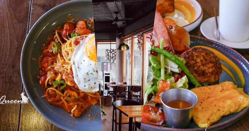 台中早午餐推薦！木質系Gohome食研室，必點義大利麵 早餐盤超滿足。