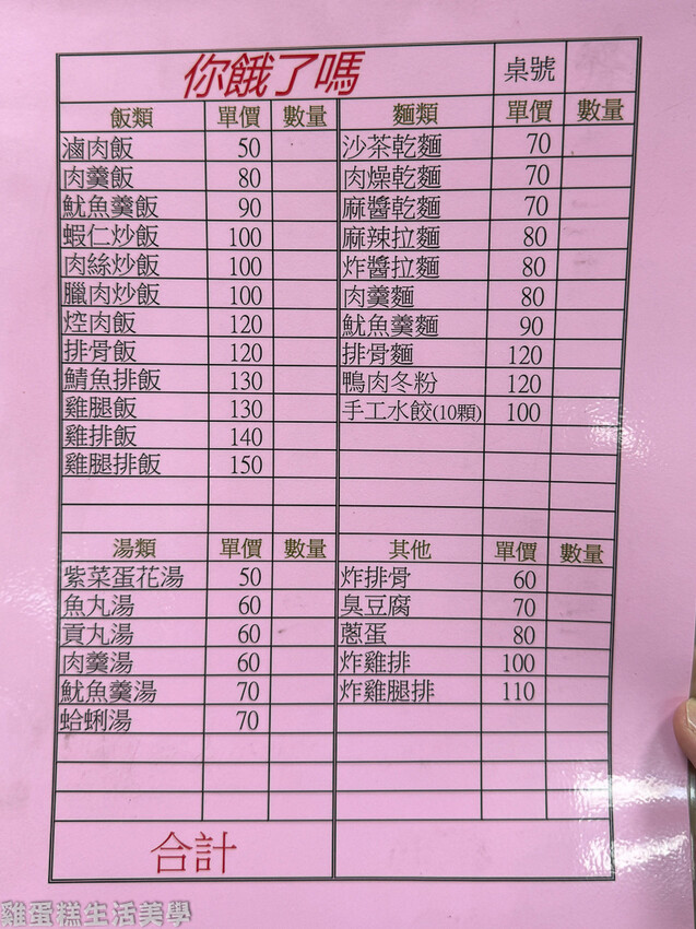 【馬祖食記】你餓了嗎