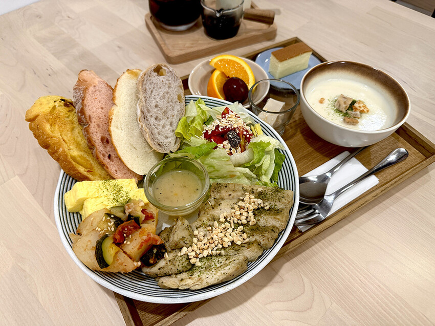[新北-板橋] 朝食午宴江翠店小清新風格，早午餐餐盤份量豐富