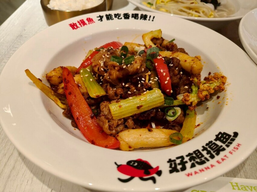 台北京站美食推薦-好想摸魚台北京站店-大口吃酸菜魚感受那清新