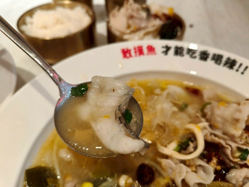 台北京站美食推薦-好想摸魚台北京站店-大口吃酸菜魚感受那清新
