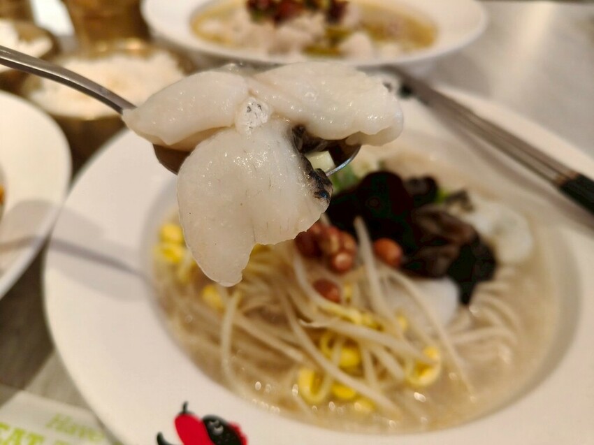 台北京站美食推薦-好想摸魚台北京站店-大口吃酸菜魚感受那清新