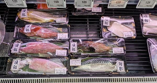 [台北海鮮]中山區劍南站「漁鮨壽司生鮮專櫃」新發現百貨超市的