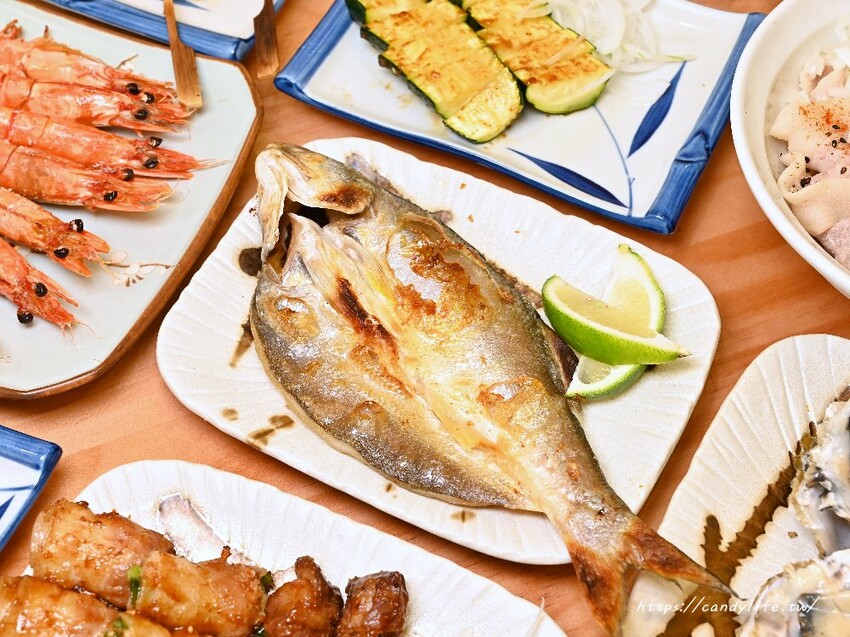 橙月串燒｜台中人氣居酒串燒屋進軍員林，串燒、特色淋麵及浮誇丼飯，當日壽星還有機會整桌免單 - 糖糖's 享食生活