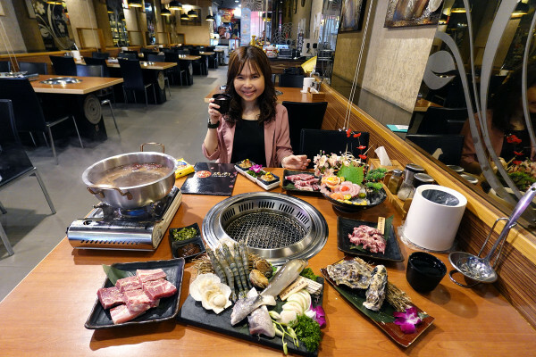 桃園市桃園區進化的燒肉吃到飽推薦：燒肉火鍋走向日料美學新境界，桃園福犇燒肉燒肉火鍋吃到飽＋K歌嗨唱不是夢