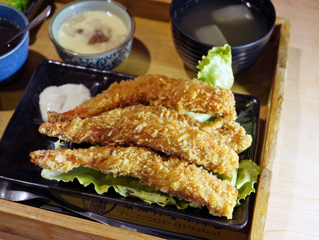 台南日式定食推薦｜宝鰻民權店｜關東醬烤鰻魚飯細嫩不膩｜炸蝦塔