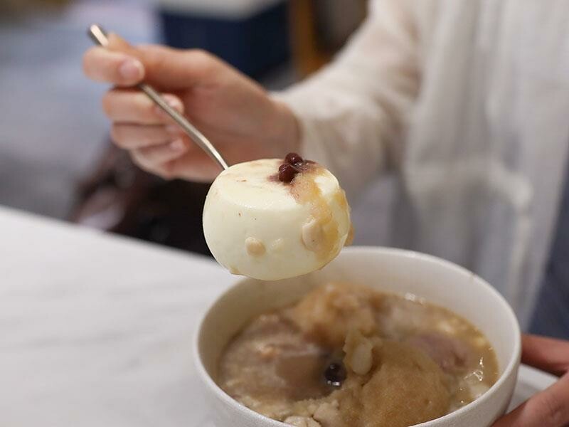 新竹竹北下午茶飴棠豆花！鮮奶凍加泰奶冰沙必吃，古早味甜品豆花控必吃。