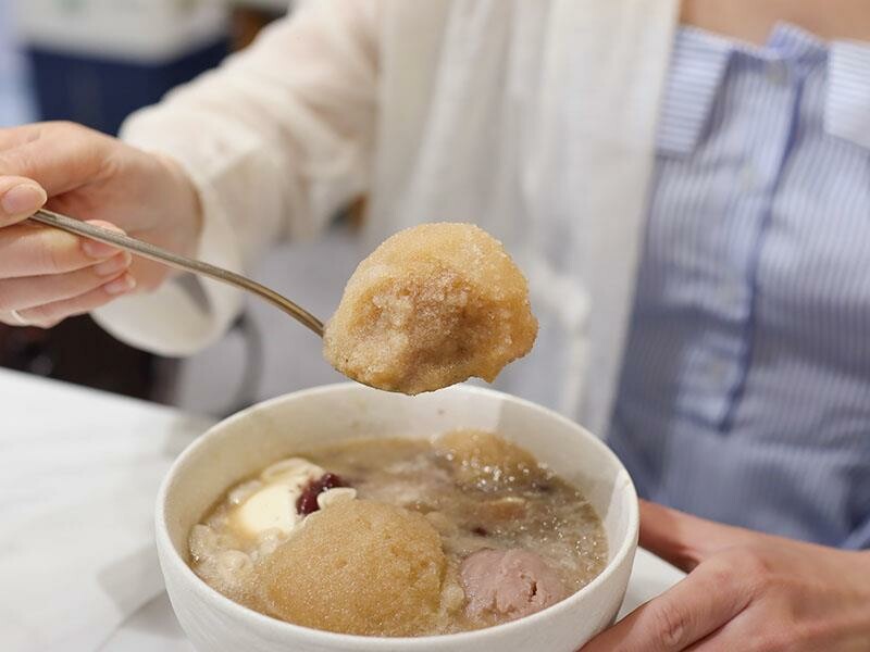 新竹竹北下午茶飴棠豆花！鮮奶凍加泰奶冰沙必吃，古早味甜品豆花控必吃。