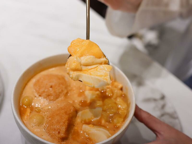 新竹竹北下午茶飴棠豆花！鮮奶凍加泰奶冰沙必吃，古早味甜品豆花控必吃。