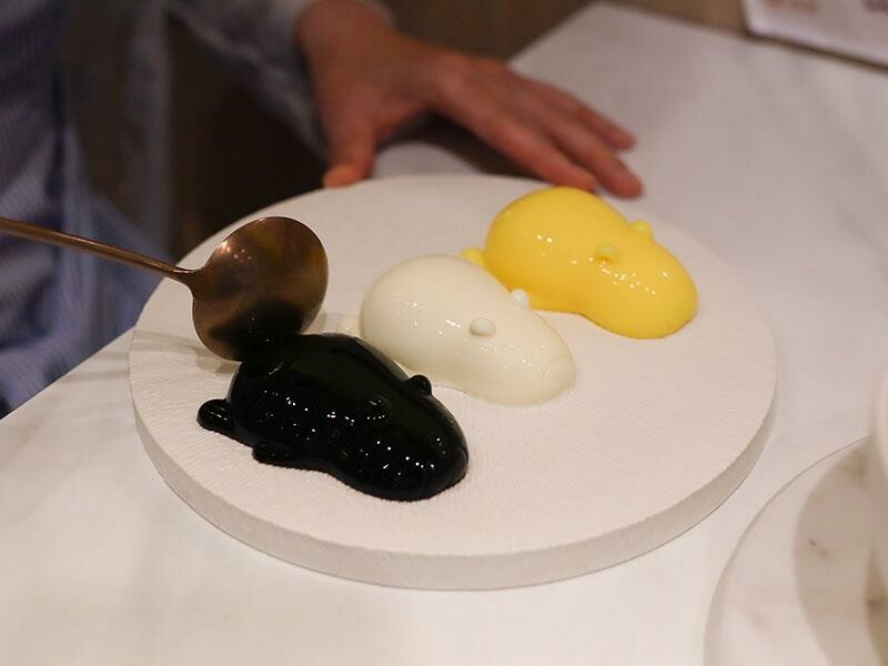 新竹竹北下午茶飴棠豆花！鮮奶凍加泰奶冰沙必吃，古早味甜品豆花控必吃。