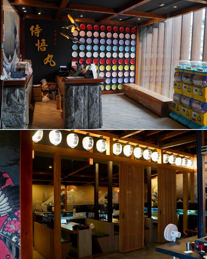 【侍悟丸迴轉壽司嘉義店】在地人激推的壽司店！平實價格也能吃出高級感！食材新鮮且擺盤精緻，店裝潢超氣派，讓你彷彿置身在日本！生意超好，建議訂位～ - 阿華田的美食日記