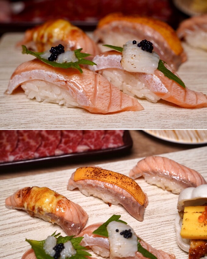 【侍悟丸迴轉壽司嘉義店】在地人激推的壽司店！平實價格也能吃出高級感！食材新鮮且擺盤精緻，店裝潢超氣派，讓你彷彿置身在日本！生意超好，建議訂位～ - 阿華田的美食日記