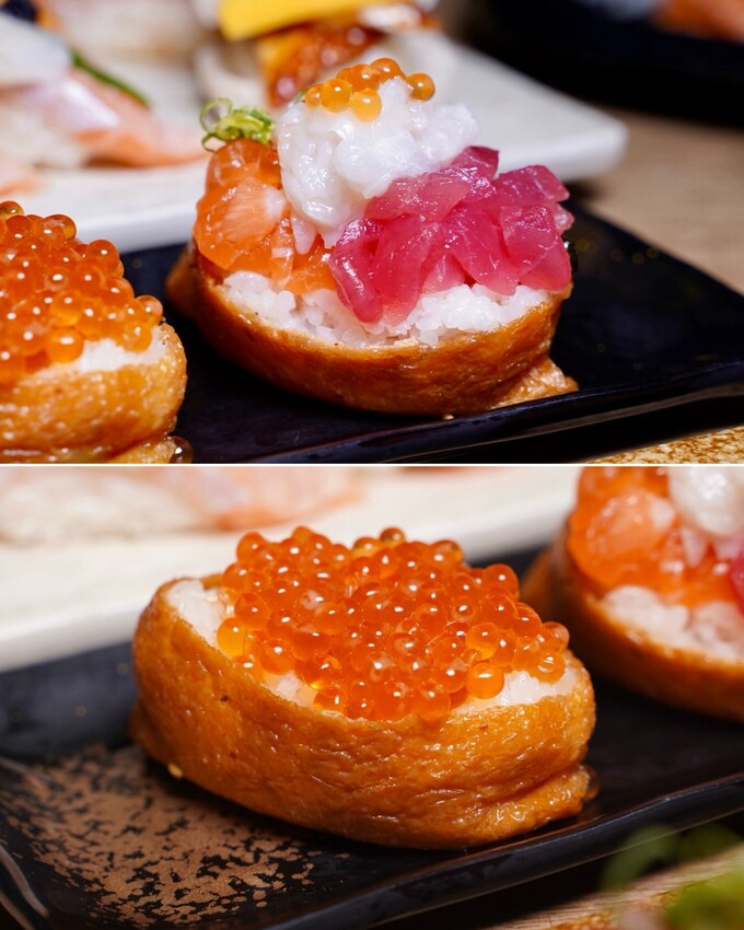 【侍悟丸迴轉壽司嘉義店】在地人激推的壽司店！平實價格也能吃出高級感！食材新鮮且擺盤精緻，店裝潢超氣派，讓你彷彿置身在日本！生意超好，建議訂位～ - 阿華田的美食日記