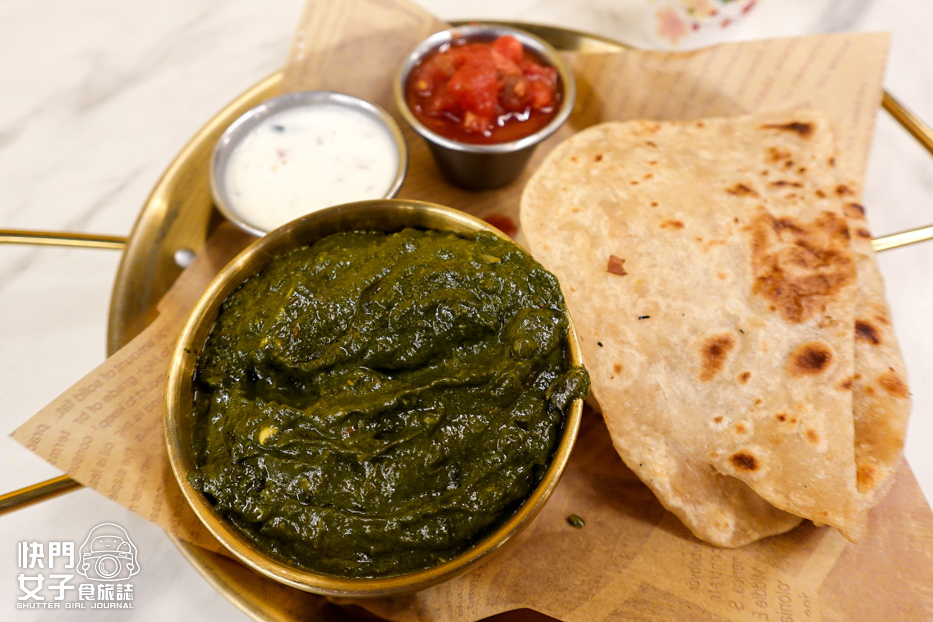 22師大商圈美食印度菠菜起司咖哩套餐spinach cheese curry.jpg
