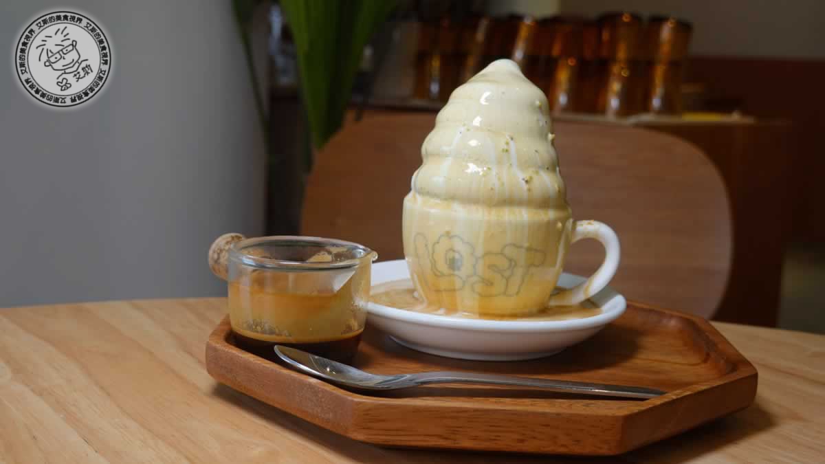 西門町咖啡廳推薦!Lost and Found西門店限定開心果阿芙加朵,早午餐必吃。