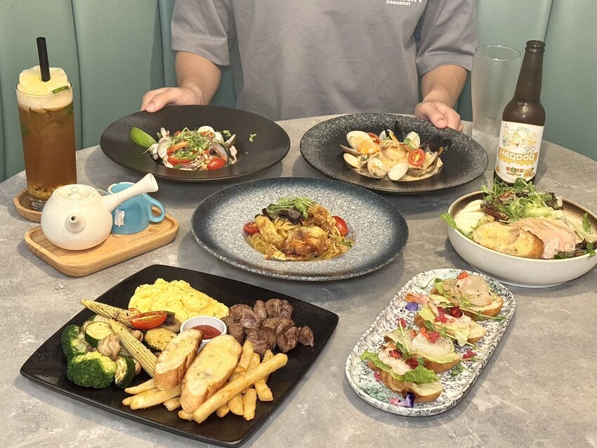 禾多餐酒館｜小巨蛋巷弄裡的高人氣餐酒館，餐點充滿驚喜超好吃。大推花雕酒奶油海鮮燉飯。約會聚餐首選 – 艾瑞絲的吃貨日常