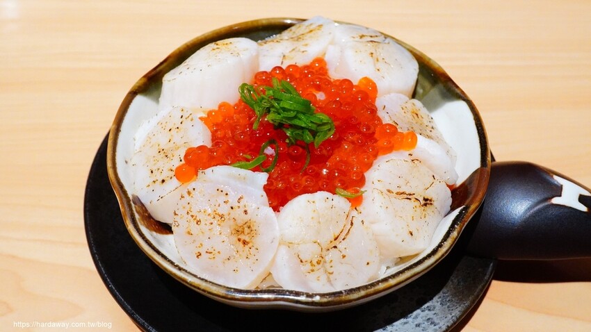 饕串燒酒場極爆鮭魚卵干貝丼飯