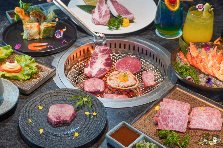 全台首間海港燒肉 1928燒肉總鋪-高流海洋店，最美療癒海港燒肉隱藏鯨魚06館 、海洋限定美食、高雄輕軌美食 - 跟著尼力吃喝玩樂＆親子生活