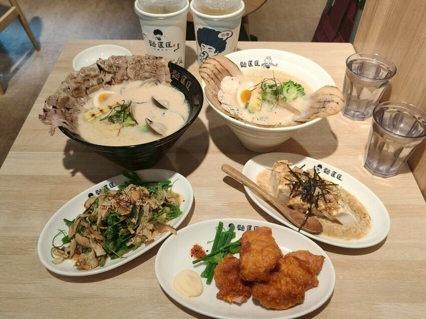 “內湖拉麵推薦”西湖麵匡匡拉麵食堂-麵條爽滑Q彈加麵不加價!