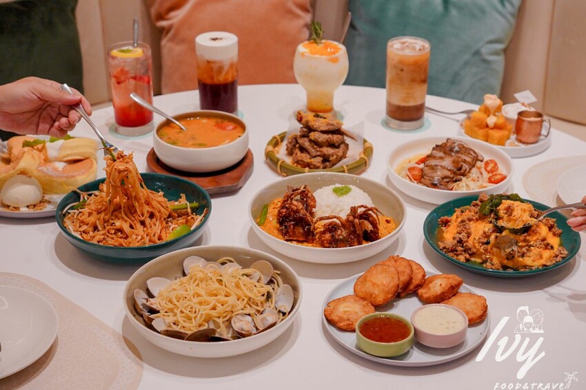 Lady nara|台中三井outlet美食推薦,全新菜單上線,創意的新泰式料理,就連辣度都能調整,必點打拋豬、泰式河粉、冬蔭湯、舒芙蕾!! - 艾薇覓食趣