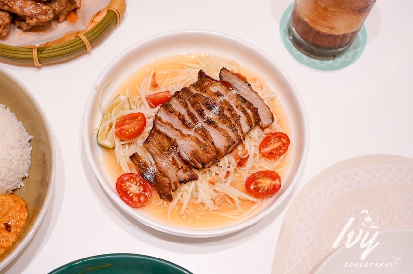 Lady nara|台中三井outlet美食推薦,全新菜單上線,創意的新泰式料理,就連辣度都能調整,必點打拋豬、泰式河粉、冬蔭湯、舒芙蕾!! - 艾薇覓食趣