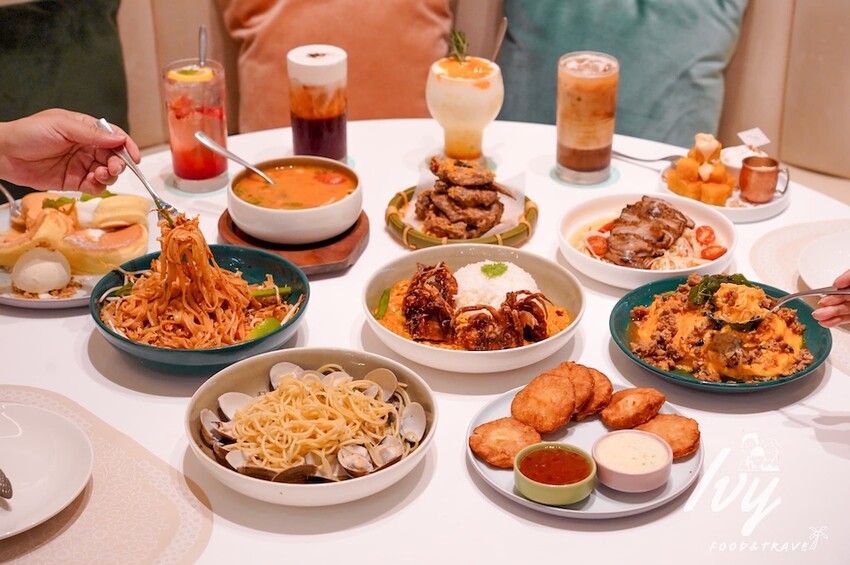 Lady nara|台中三井outlet美食推薦,全新菜單上線,創意的新泰式料理,就連辣度都能調整,必點打拋豬、泰式河粉、冬蔭湯、舒芙蕾!! - 艾薇覓食趣