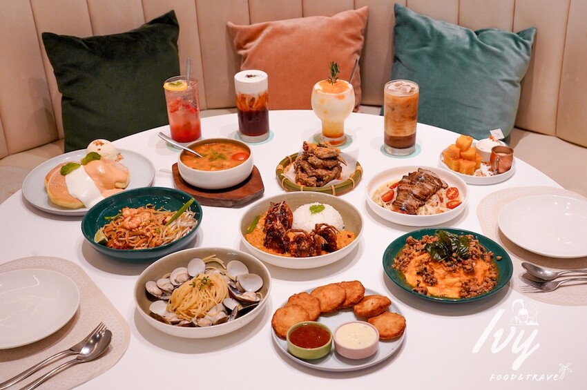 Lady nara|台中三井outlet美食推薦,全新菜單上線,創意的新泰式料理,就連辣度都能調整,必點打拋豬、泰式河粉、冬蔭湯、舒芙蕾!! - 艾薇覓食趣