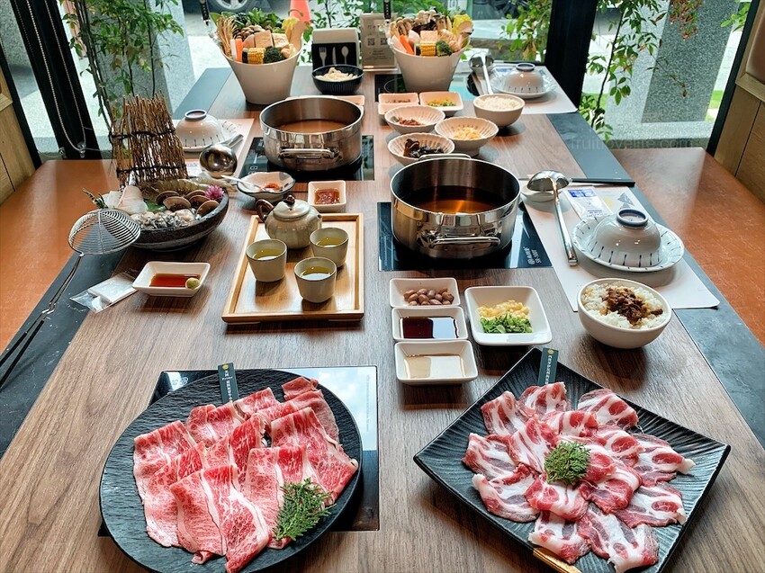 松間石上|彰化和美火鍋推薦，餐前奉茶的儀式感，嚴選食材的精緻鍋物，咕溜的烏龜仙草凍，綿密的霜淇淋在這都吃的到 @果果愛Fruitlove