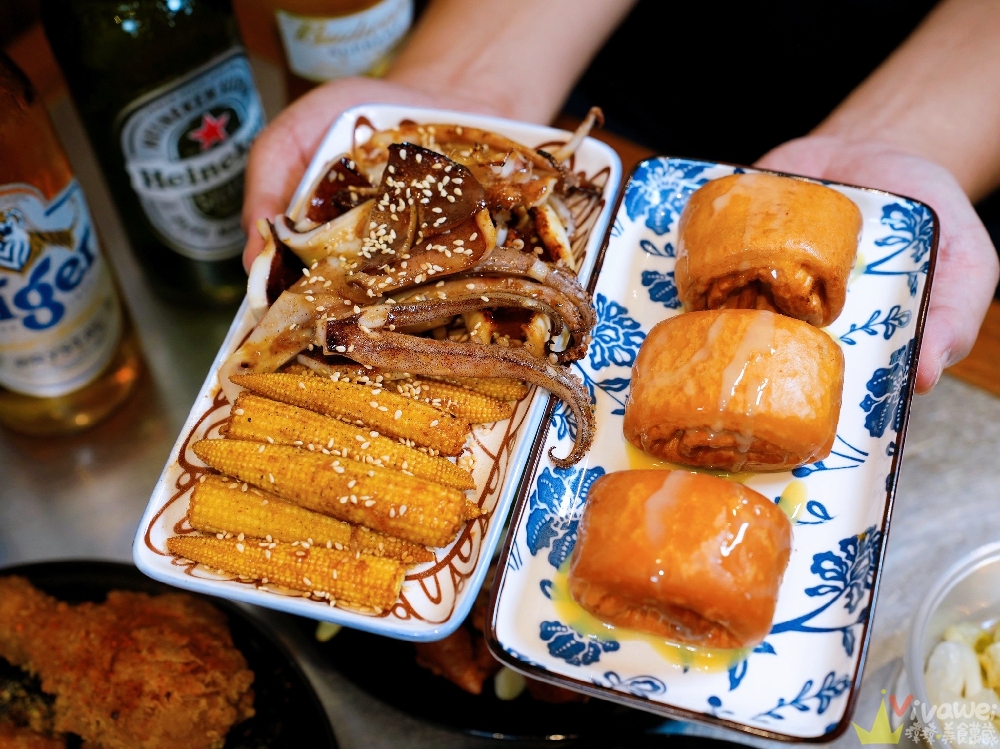 【炸巔炸物】營業至凌晨三點半的炸物&烤物專賣！兩層樓的內用座位~二樓還有投影螢幕可包場！