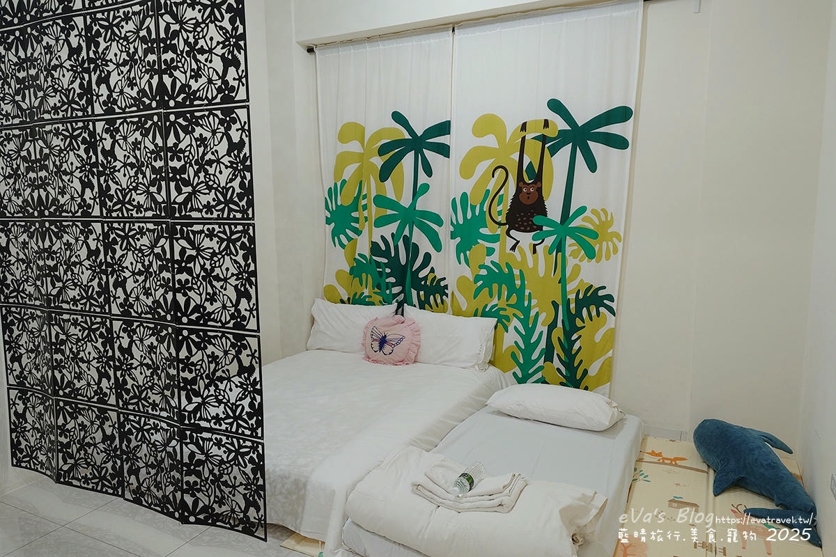 梨幸日和 高雄岡山民宿推薦|近捷運、火車站,舒適家庭房型空間寬敞