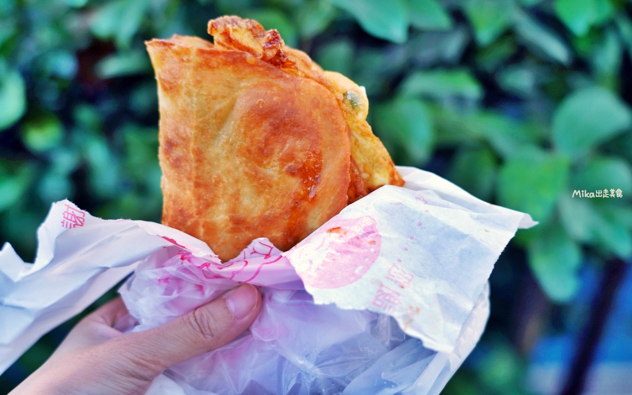 宜蘭三星胖媽炸蛋蔥油餅！超脆皮似餅乾，蔥多雙蛋無敵～