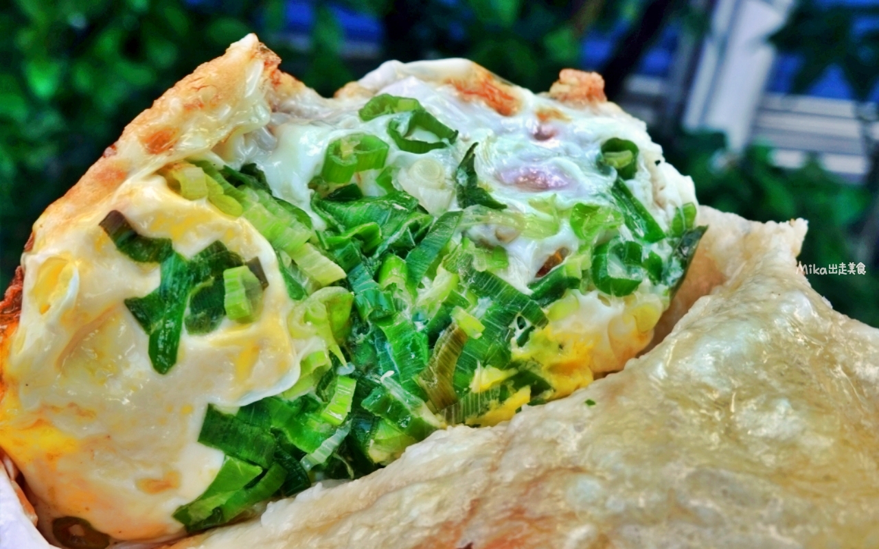 宜蘭三星胖媽炸蛋蔥油餅！超脆皮似餅乾，蔥多雙蛋無敵～