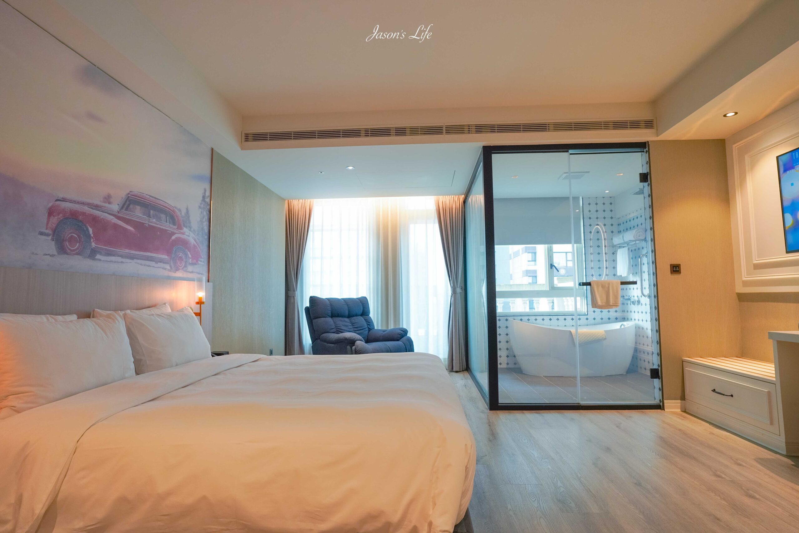 林口住宿新選擇!爵怡溫德姆酒店,現代簡約風格,打造出家的休憩空間!