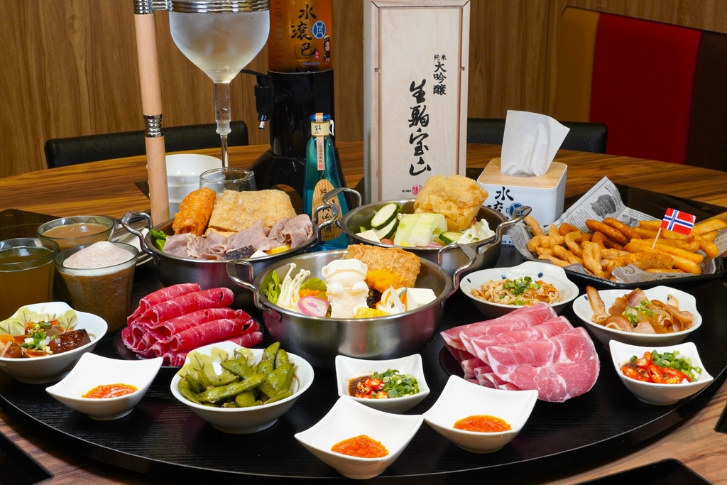 【台中北屯火鍋推薦】水滾巴鍋物179元起吃到飽，自助吧無限供