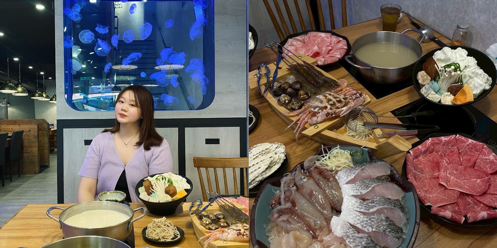 🪼🪼三重隱藏版火鍋店！活蟹＋水母牆超浮誇｜海鮮控必收