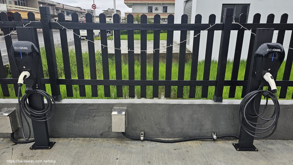 宜蘭冬山有設置電動車充電樁民宿