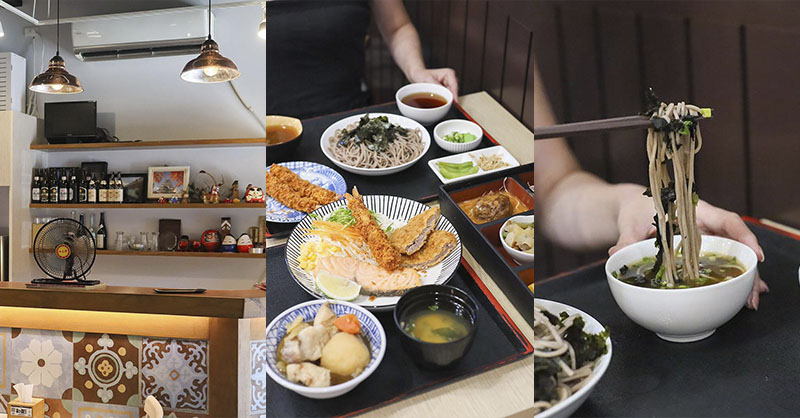 竹北日式定食推薦！ 新竹浪漫食堂搬家道地日本家庭料理，炸蝦蕎麥麵必吃。