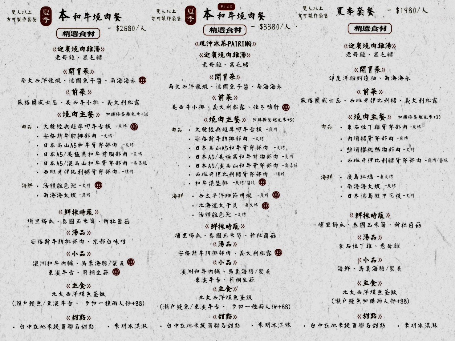 【本大股燒肉】台中生日燒肉推薦！大股熟成燒肉旗下最新力作「本大股」，結合私廚料理的方式，讓你套餐一次享有18道季節燒肉！約會、聚餐首選推薦！ - 阿華田的美食日記