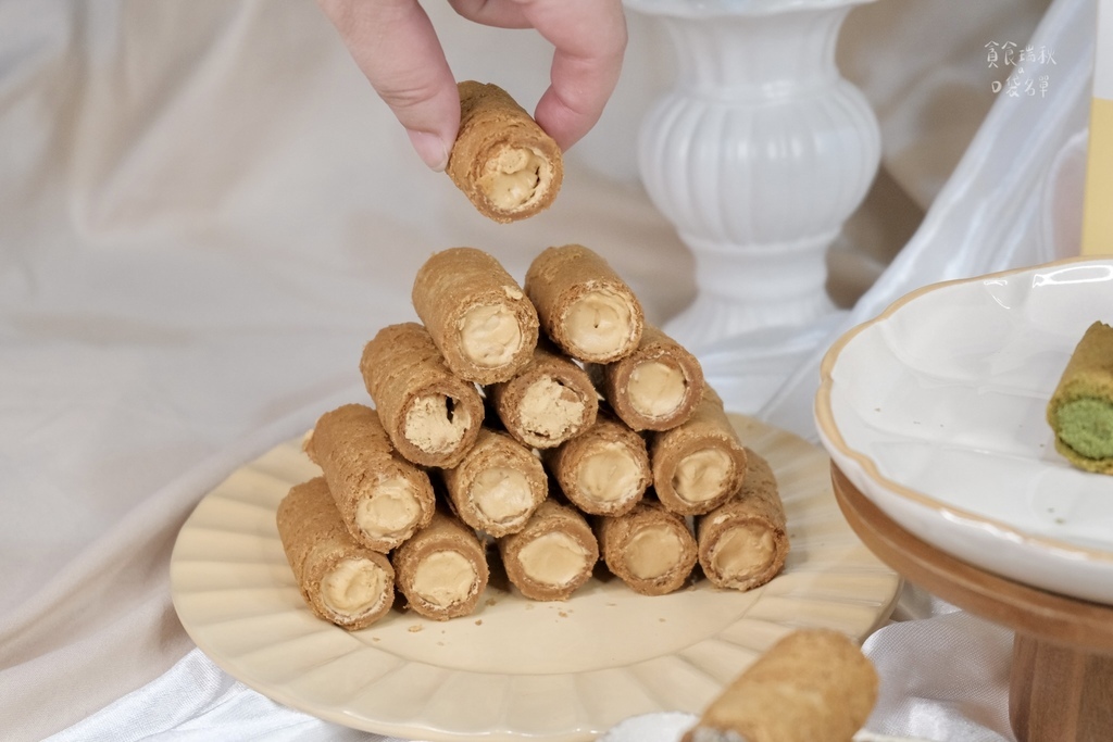 宅配美食｜用心意捲成一口真材實料！選用天然椰醣的鬆脆滿餡蛋捲