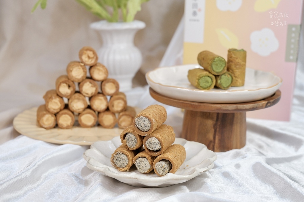 宅配美食｜用心意捲成一口真材實料！選用天然椰醣的鬆脆滿餡蛋捲