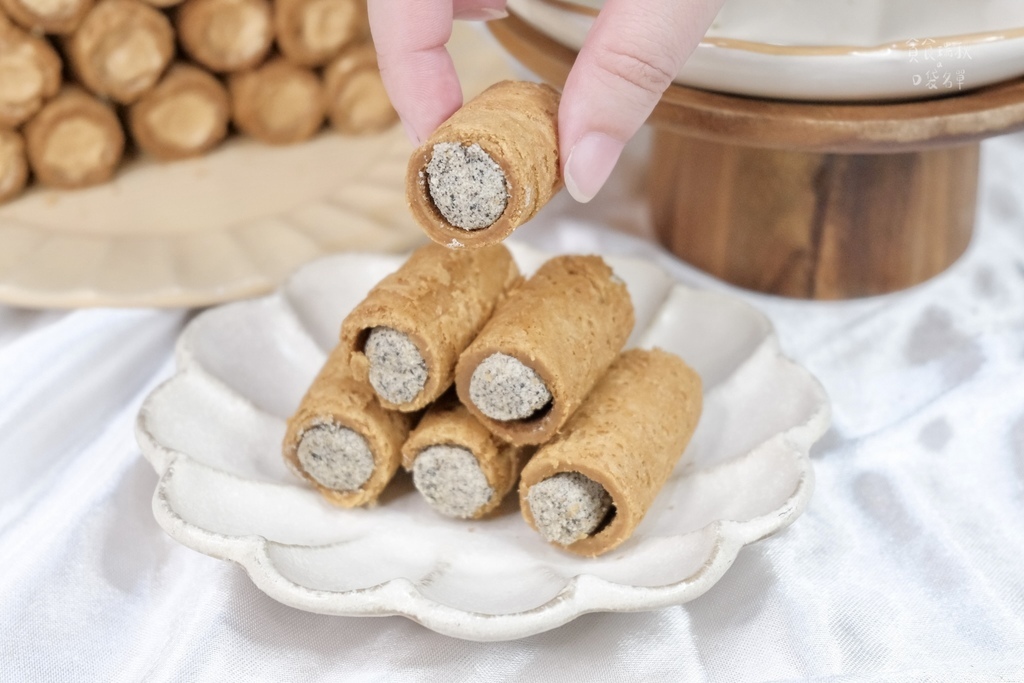 宅配美食｜用心意捲成一口真材實料！選用天然椰醣的鬆脆滿餡蛋捲