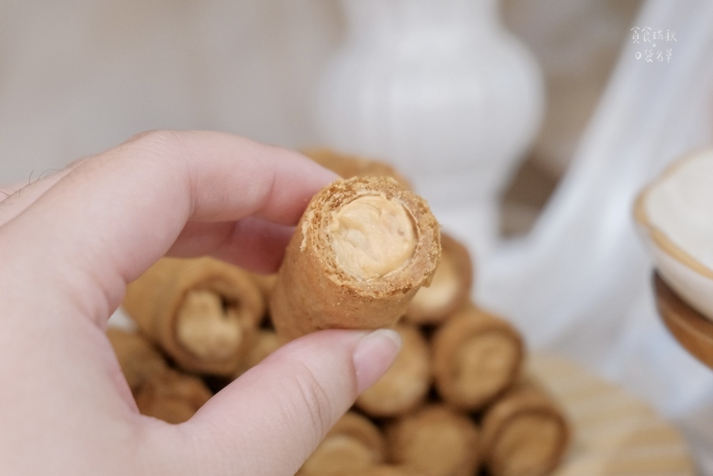 宅配美食｜用心意捲成一口真材實料！選用天然椰醣的鬆脆滿餡蛋捲