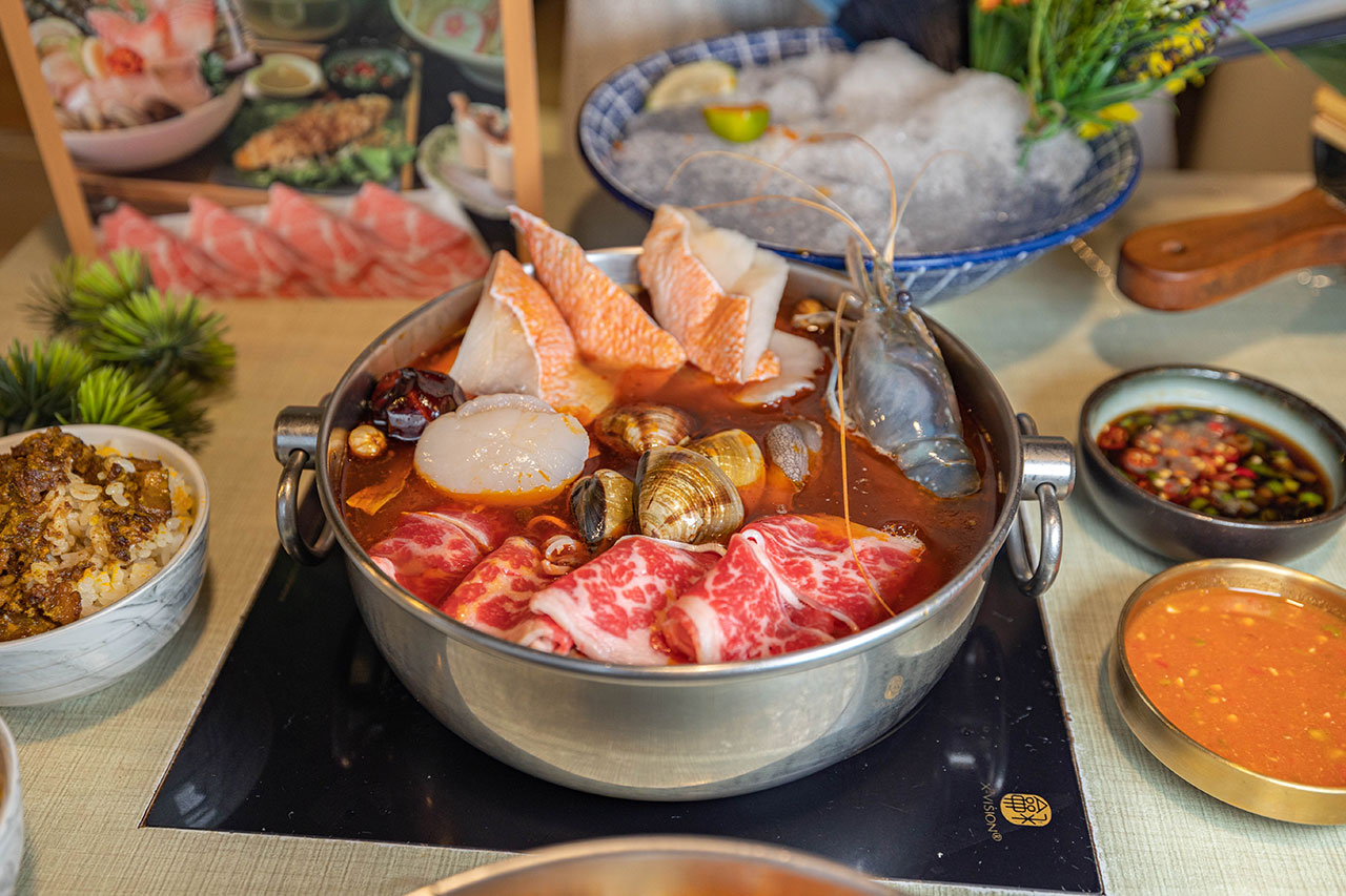 台北大同區4.8分吃到飽火鍋！和田PLUS+ 南西店 火鍋吃到飽｜活動限定2人同行送大肉盤一份，必吃中山捷運站美食推薦，2025大同區宵夜餐廳推薦